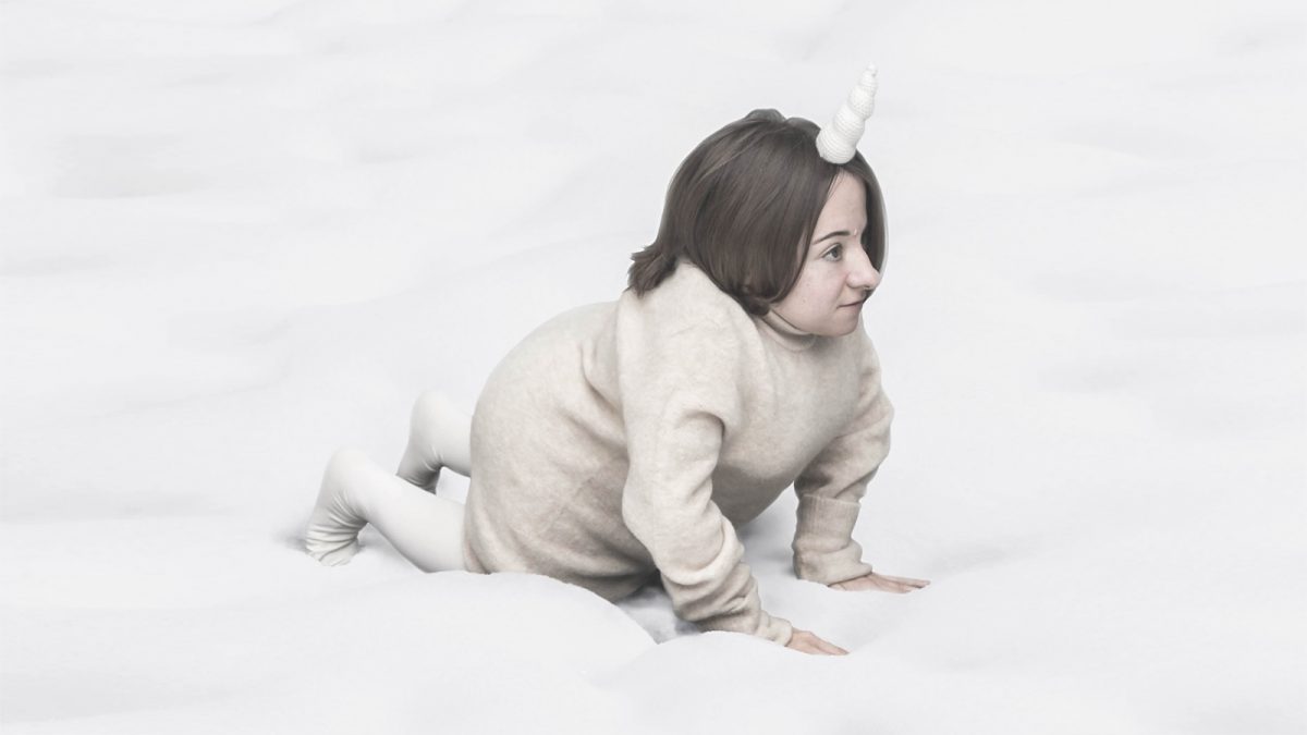 Chiara Bersani in una foto promozionale di “Gentle Unicorn”.