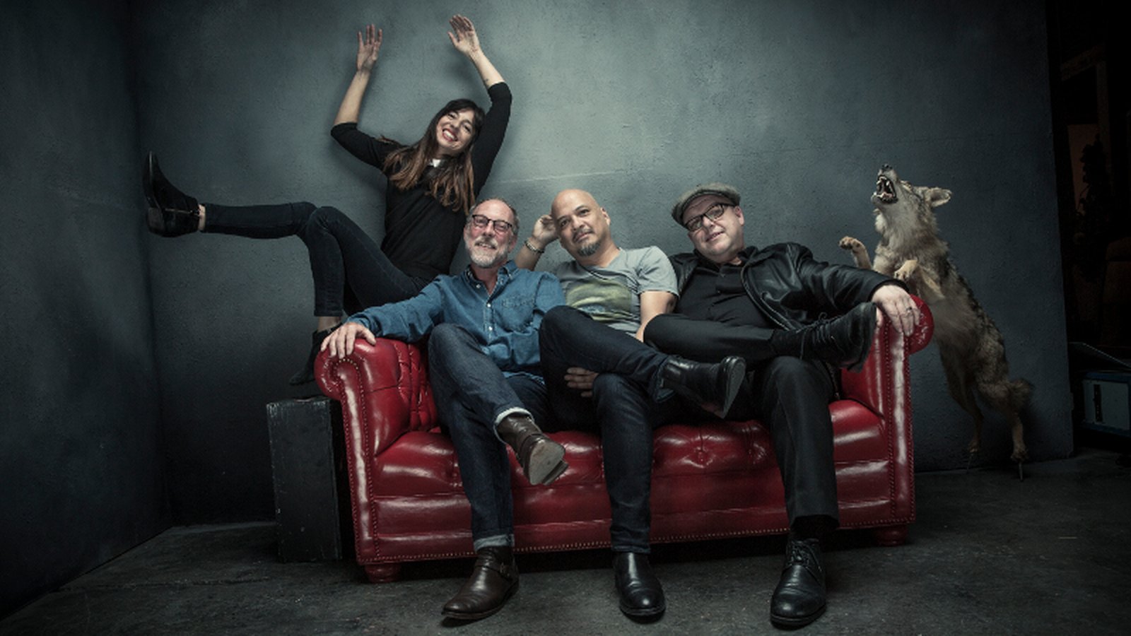 I Pixies in una foto promozionale per promuovere il nuovo tour