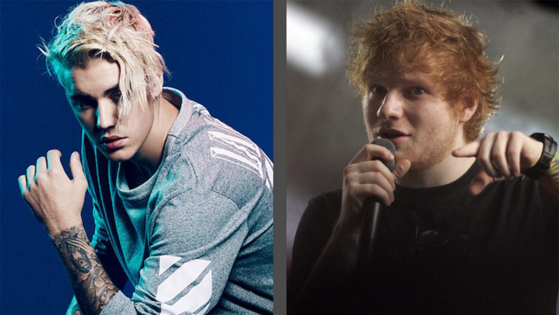 Ed Sheeran e Justin Bieber in una nuova possibile collaborazione