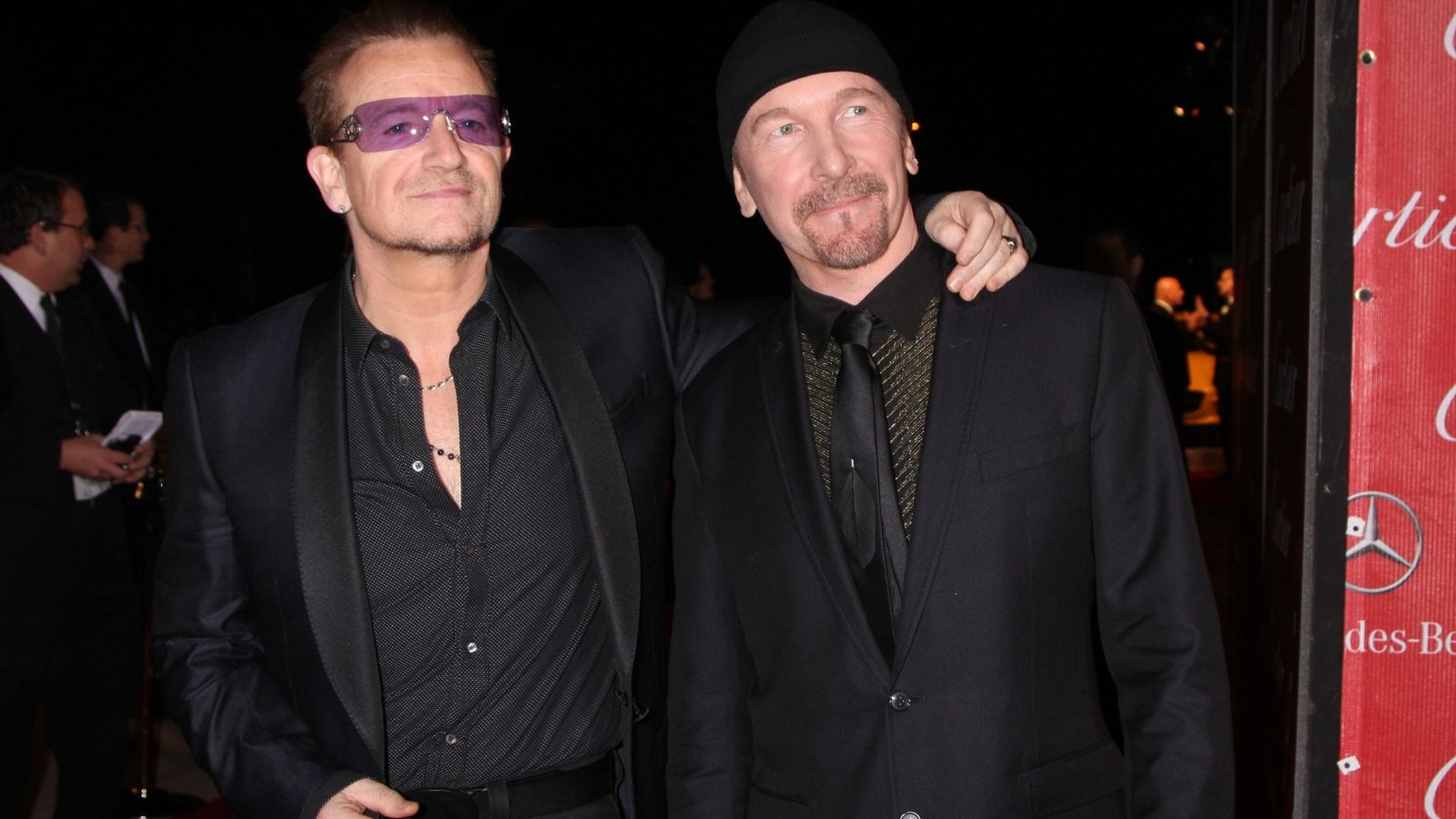 Bono Vox e The Edge al Palm Springs Film Festival nel 2014