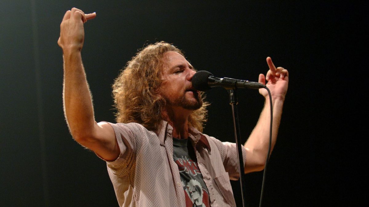 Eddie Vedder frontman dei Pearl Jam