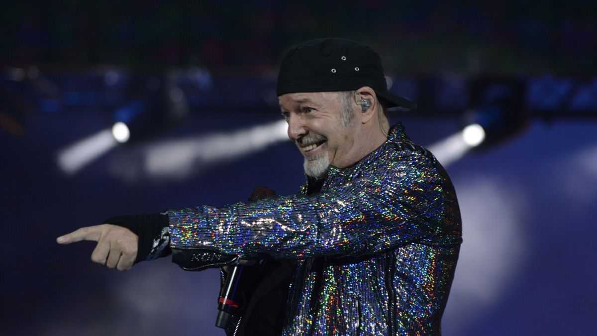 Il cantautore Vasco Rossi durante il concerto del 12 giugno 2019 a Milano