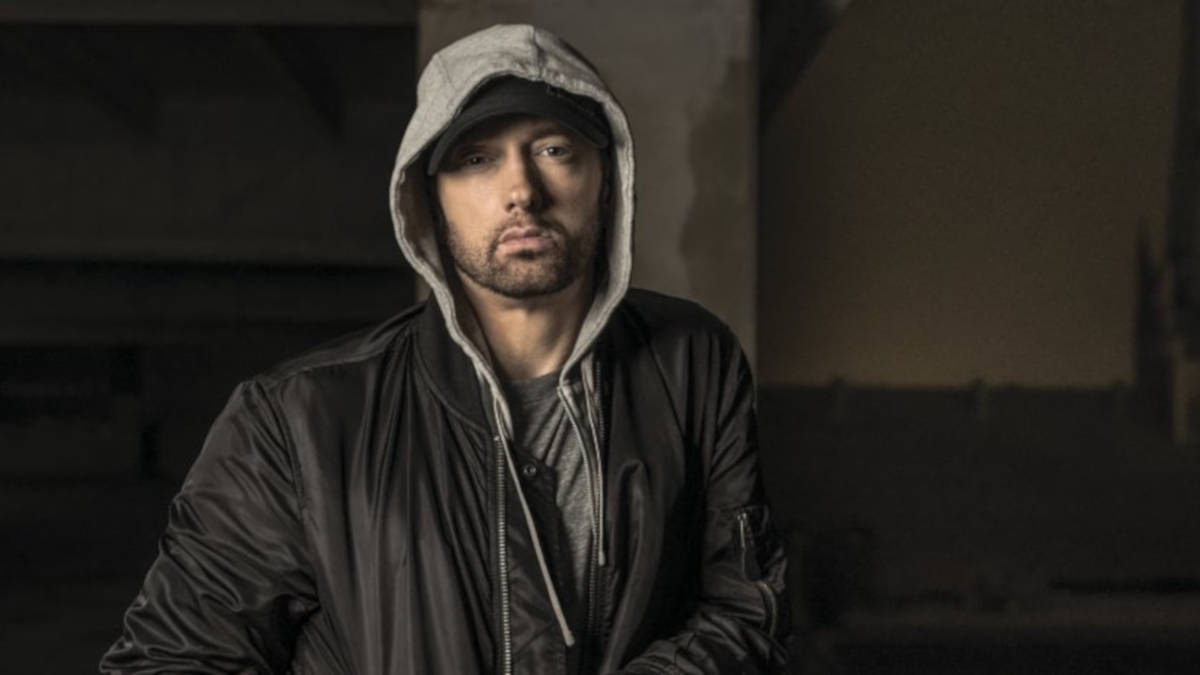 Eminem in uno scatto promozionale.