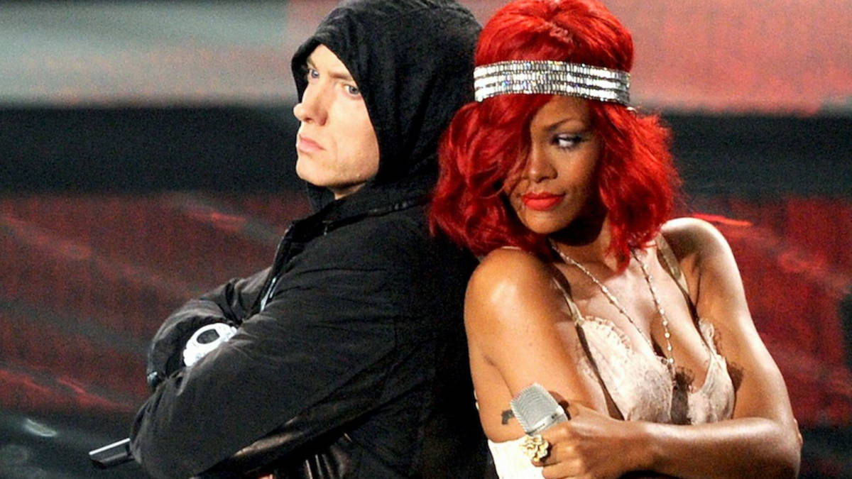 Eminem e Rihanna, foto live