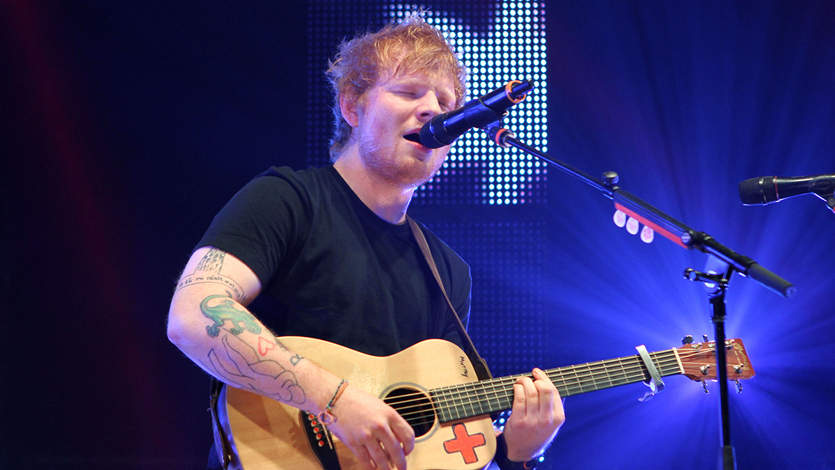 Ed Sheeran durante un concerto al Madison Square Garden – New York, 29 ottobre 2013.