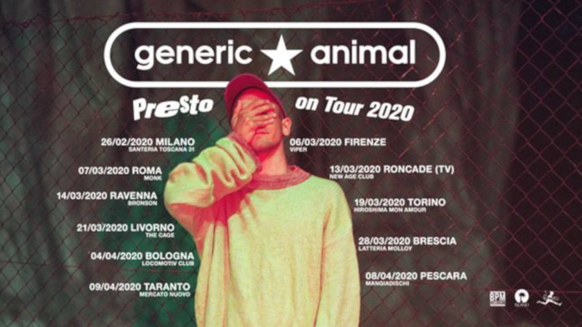 Generic Animal, foto promozionale e date del tour