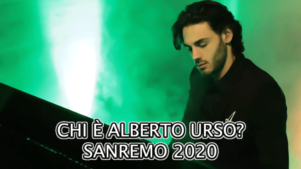 BIG SANREMO 2020: ALBERTO URSO porterà IL SOLE AD EST all’Ariston