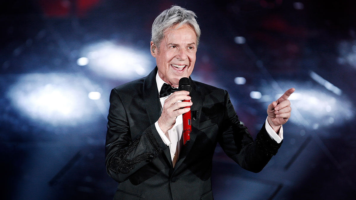 Claudio Baglioni (69 anni) durante la 68esima edizione del Festival della Canzone – Sanremo, 7 febbraio 2018.