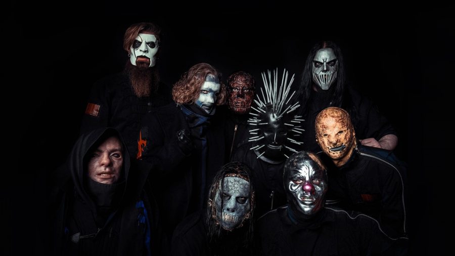 Gli Slipknot in una foto promozionale.