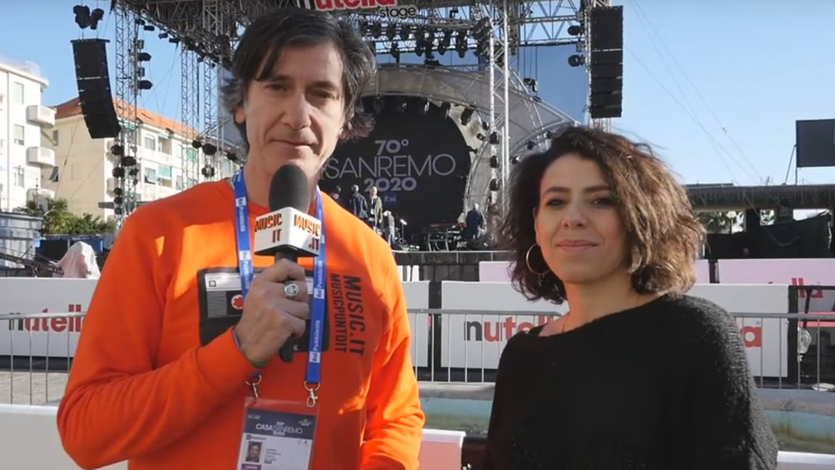 SANREMO 2020: CHIARABLUE intervistata da STEFANO PANTANO per MUSIC.IT