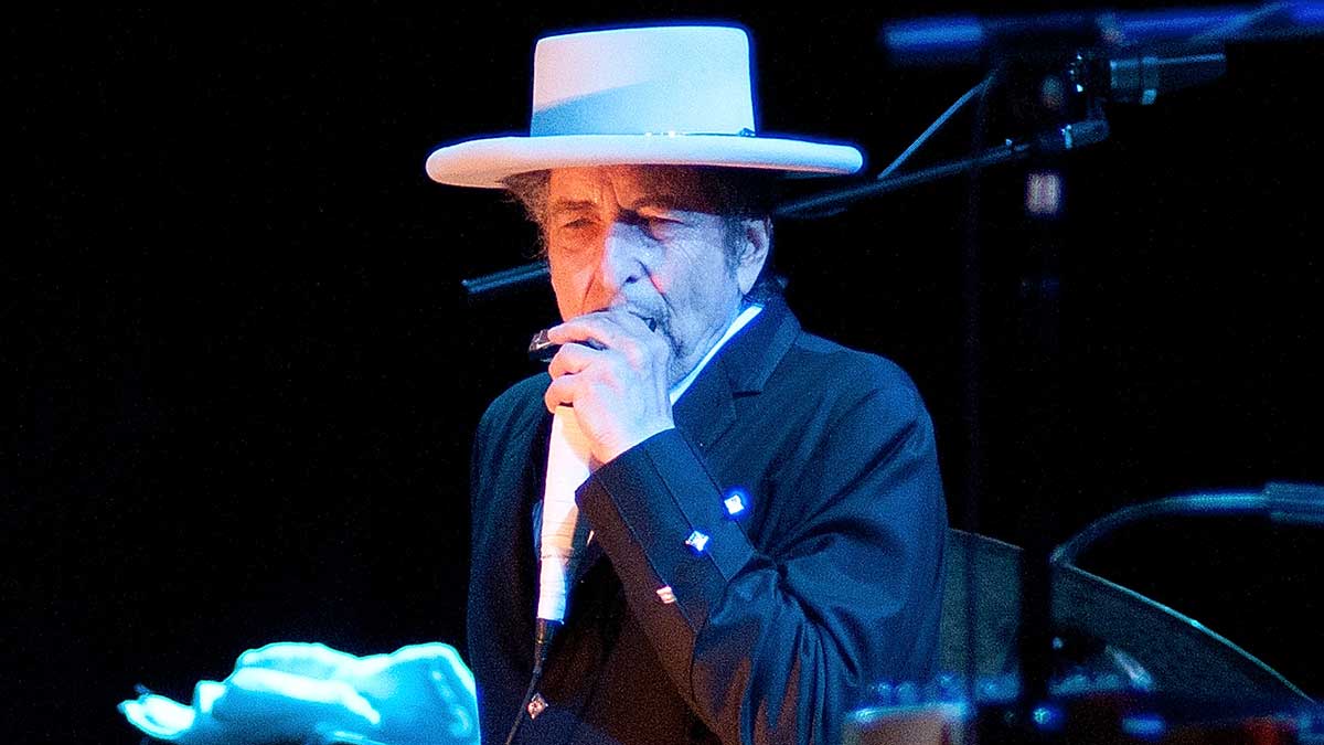 Bob Dylan durante il Festival Internacional de Benicassim – Spagna, 13 luglio 2012.