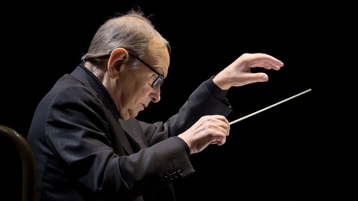 Il Maestro Ennio Morricone durante il "The 60 Years of Music Tour" – Polonia, 26 febbraio 2016.