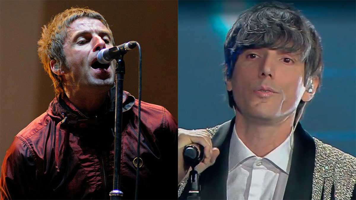 Liam Gallagher, ex membro degli Oasis, e Bugo.