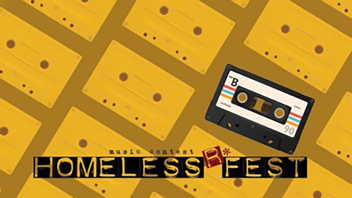 La locandina dell'Homeless Fest 2020.