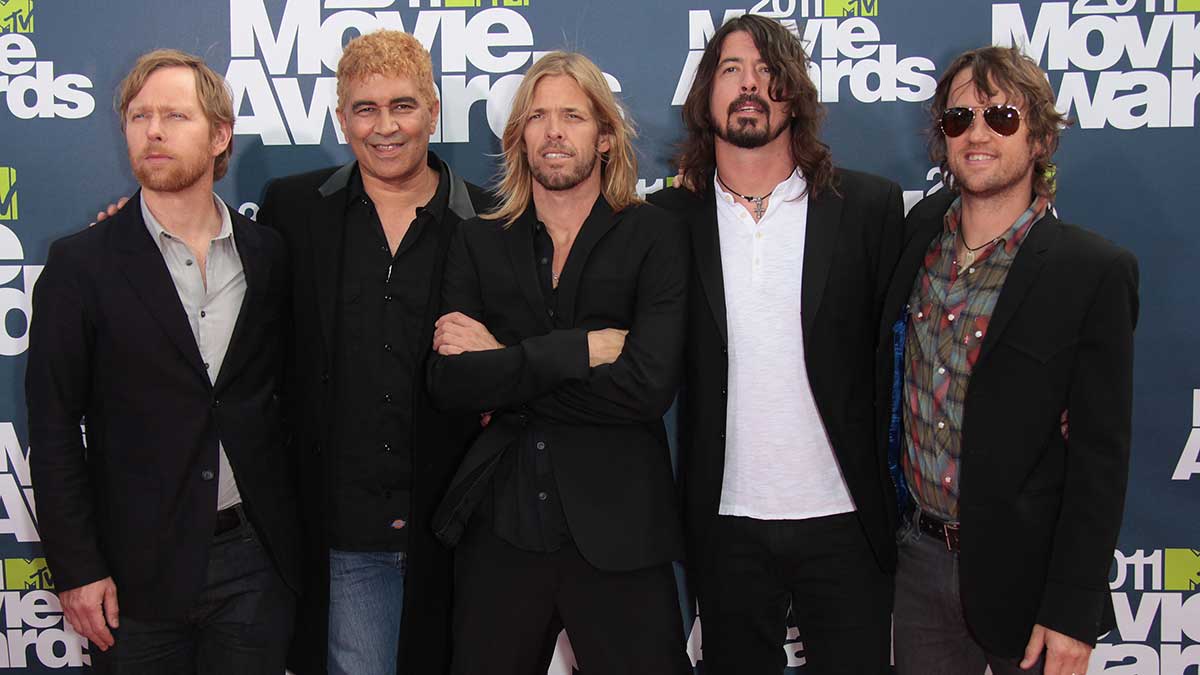 I Foo Fighters durante gli MTV Movie Awards – Hollywood, 5 giugno 2011.