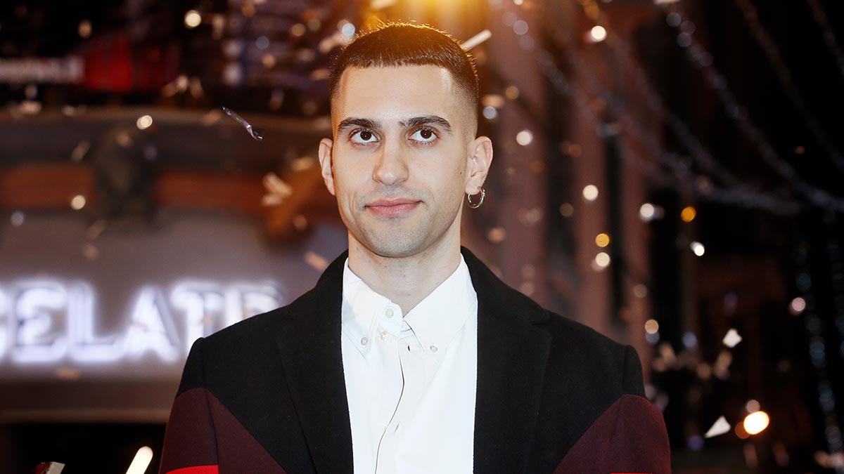 Mahmood durante la 69esima edizione del Festival di Sanremo.